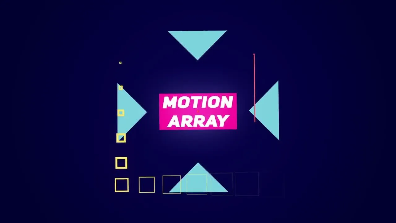 电视视频宣传片演示像素设计精选AE模板