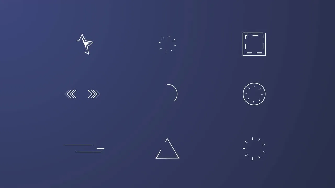 多样的几何创意设计商业广告ae模板