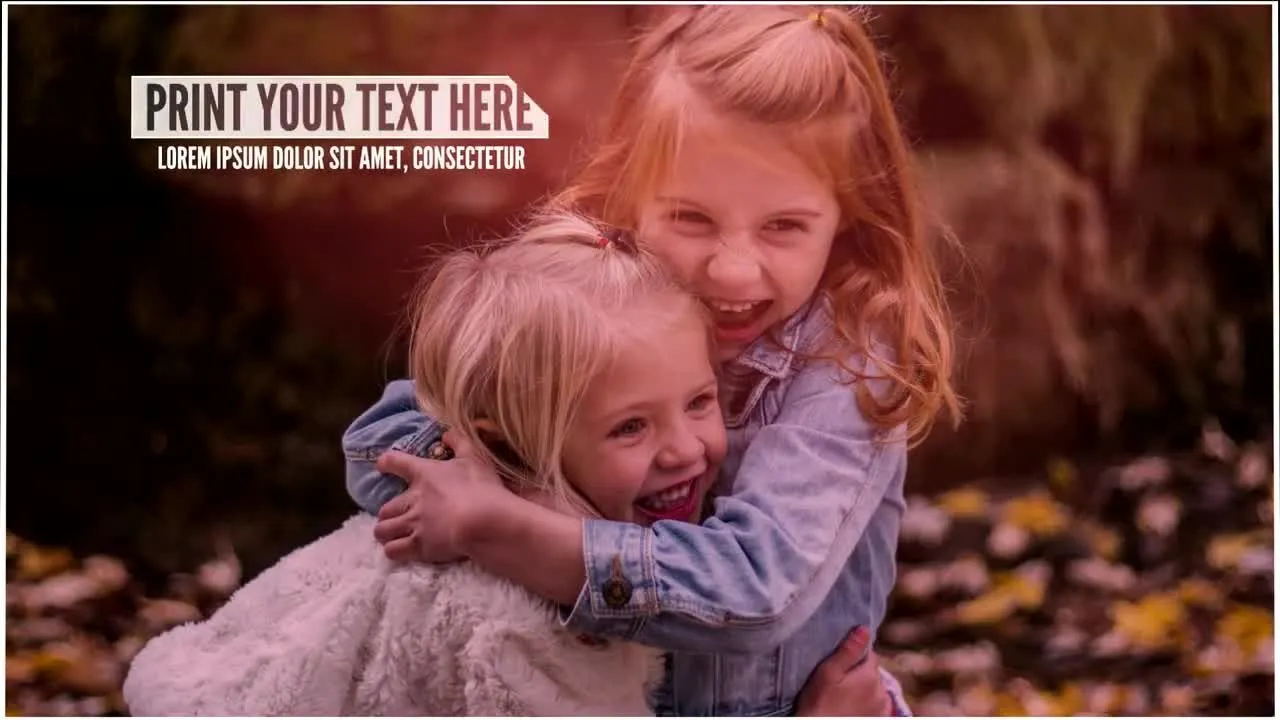 爱情照片幻灯片像素设计精选AE模板