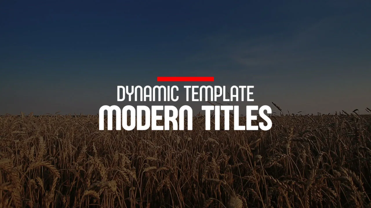 视频动态字幕特效像素设计精选AE模板