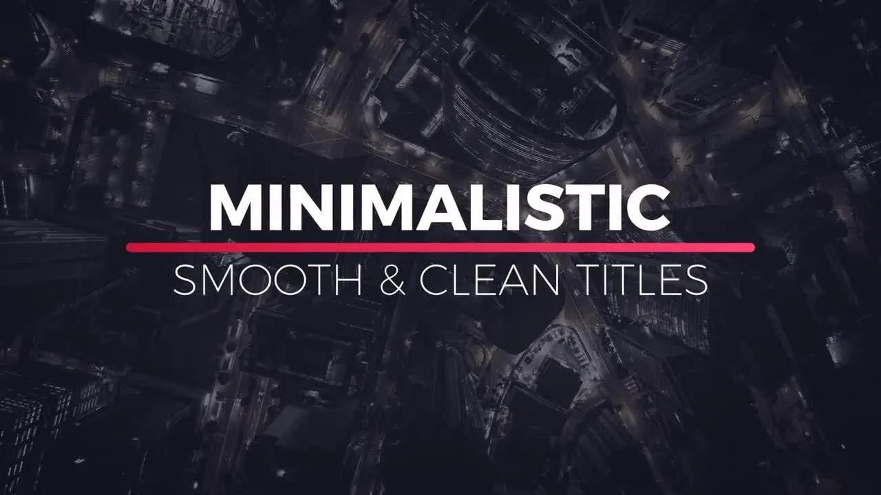 12个干净流畅全屏标题动画像素设计精选AE模板