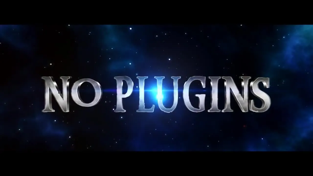 壮观大气的文字标题动画片头像素设计精选AE模板