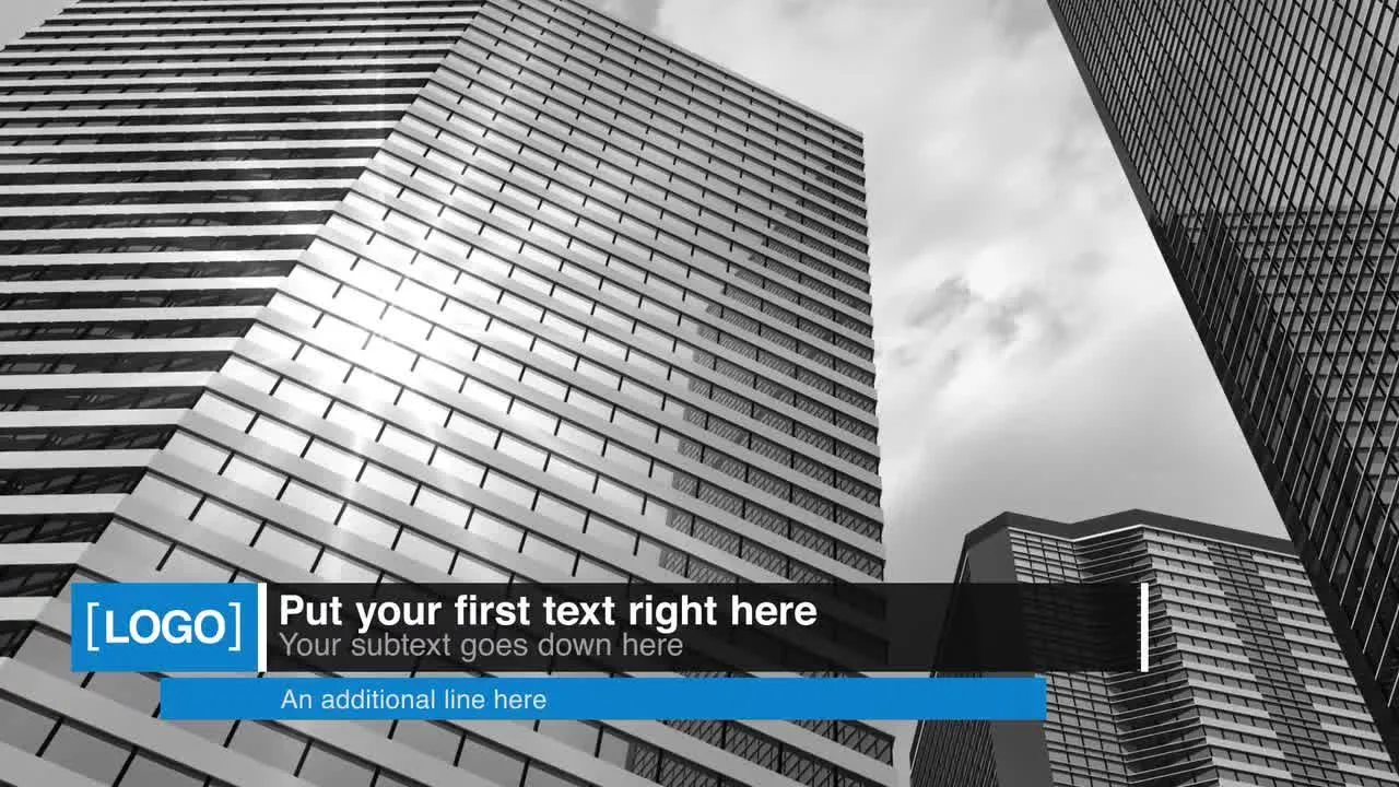 5个生动动画三分之二文本图片像素设计精选AE模板