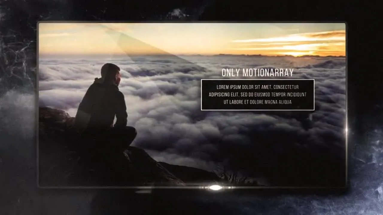 黑暗且风格化的光与影文本动画像素设计精选AE模板