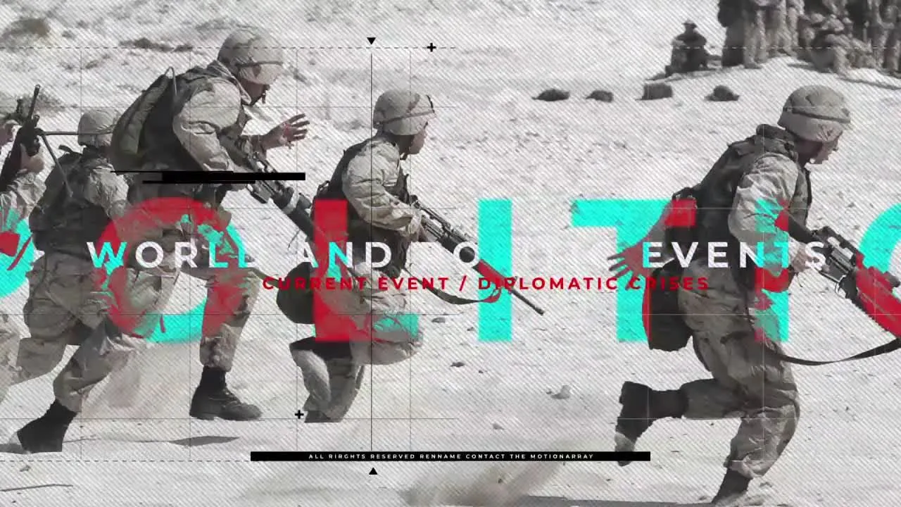 纪录片预告片视觉效果像素设计精选AE模板