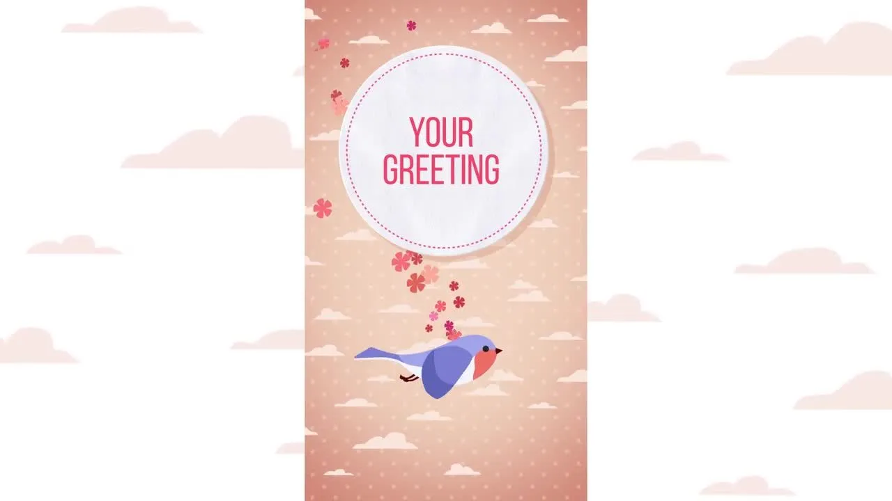 动画精美的节日贺卡动画像素设计精选AE模板