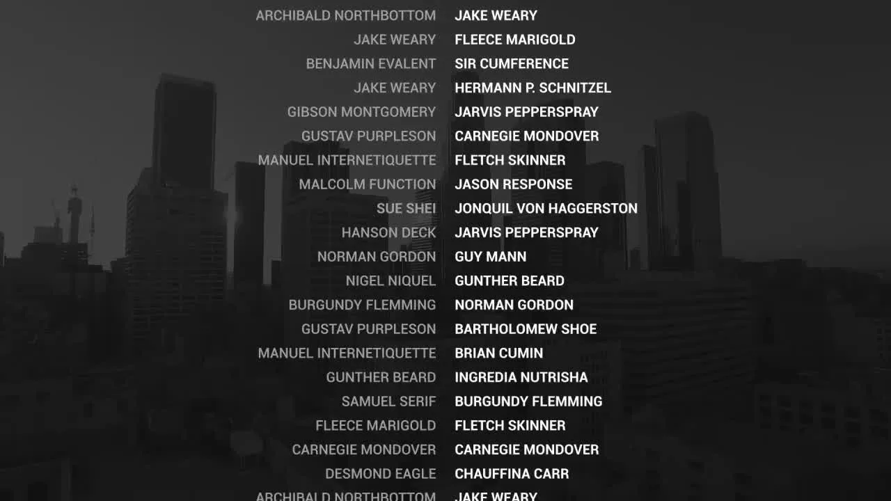 简洁动态幻灯片电影学分像素设计精选AE模板