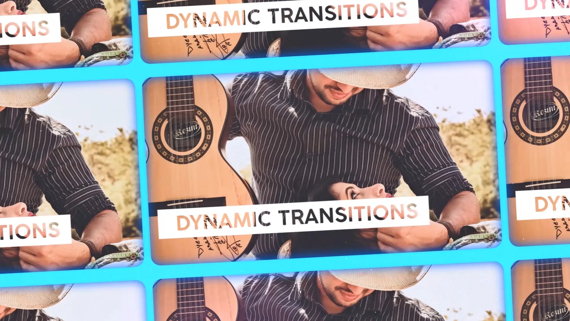 动态幻灯片展示精美照片像素设计精选AE模板