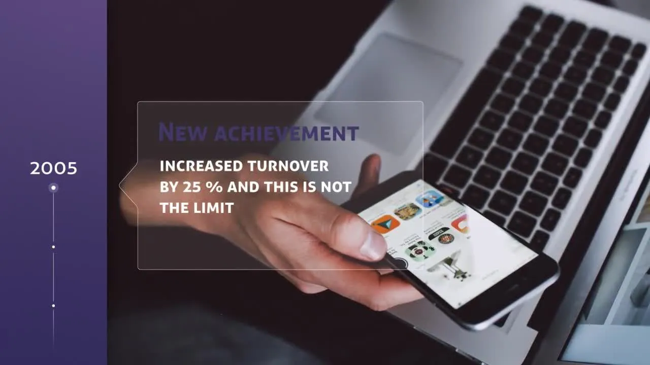 公司时间表宣传介绍像素设计精选AE模板