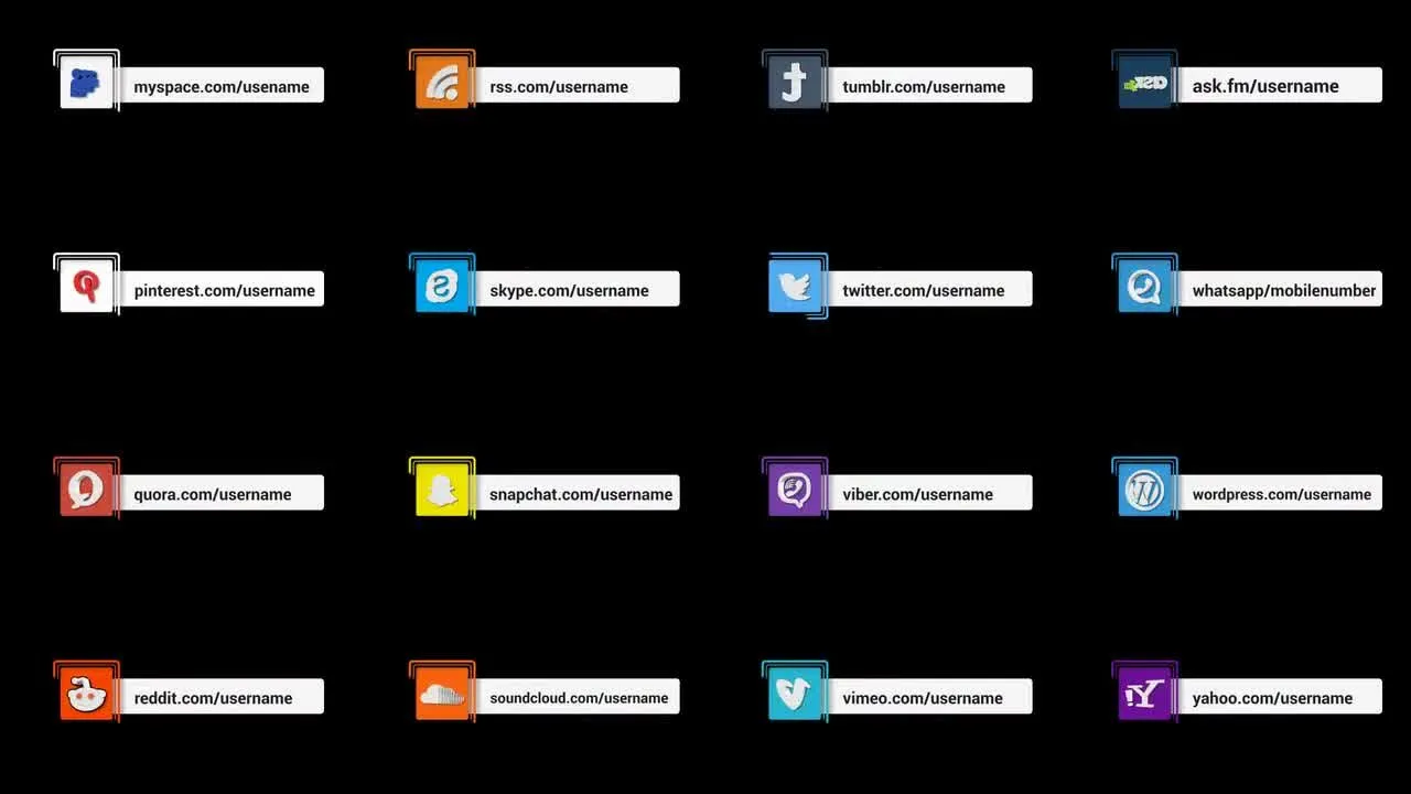 33个明亮清新时尚的社交媒体低三分之二标题文字像素设计精选AE模板