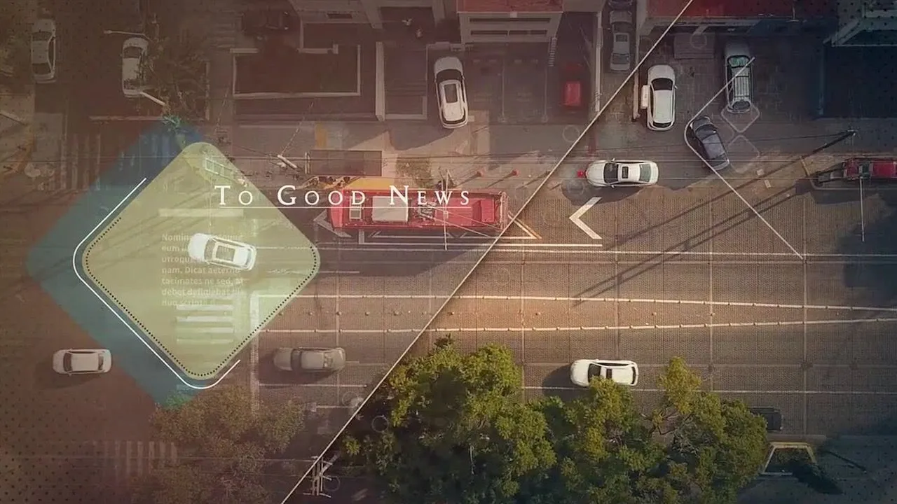 现代新闻News介绍像素设计精选AE模板