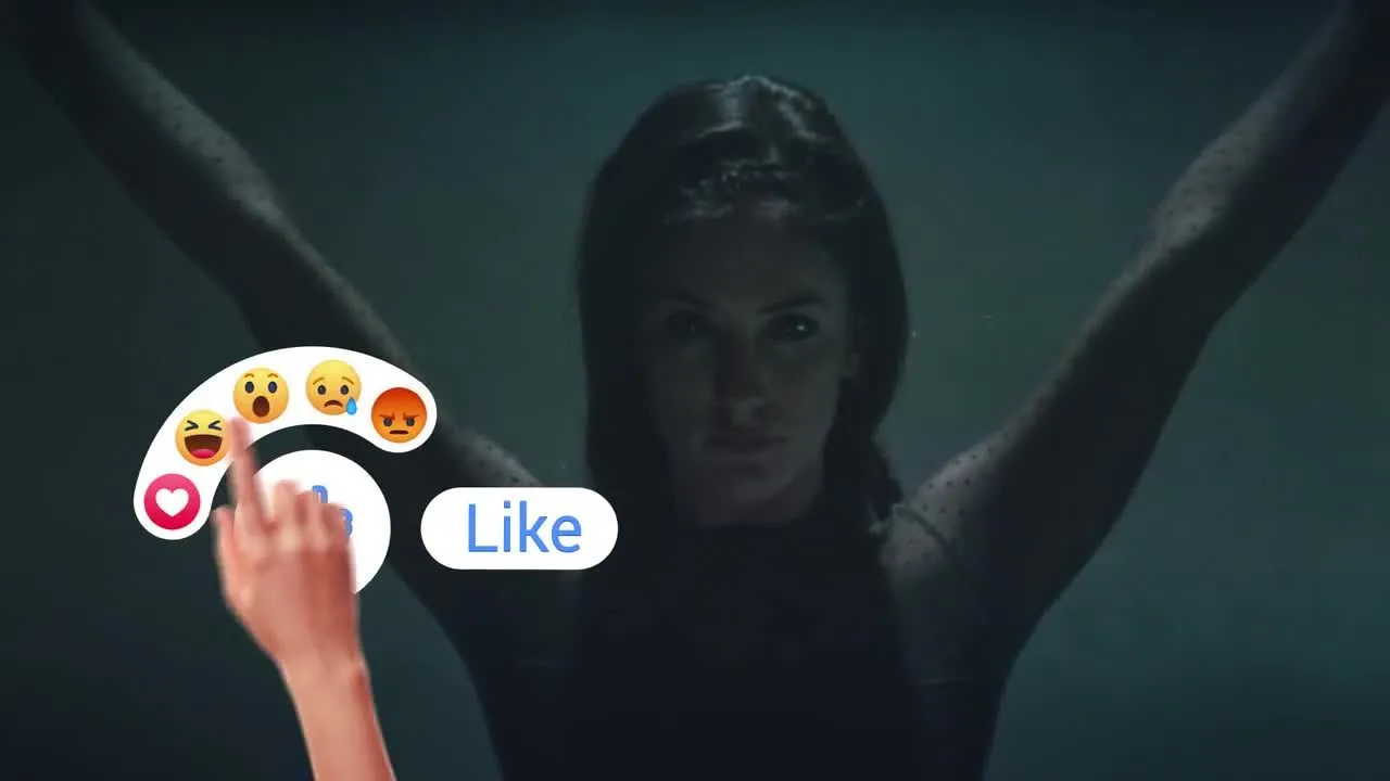 脸书反应按钮像素设计精选AE模板