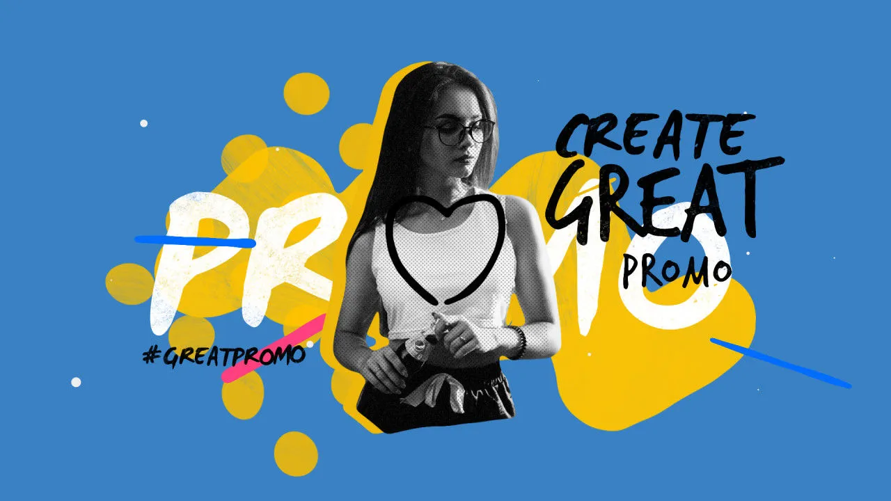 手工制作促销文本动画像素设计精选AE模板