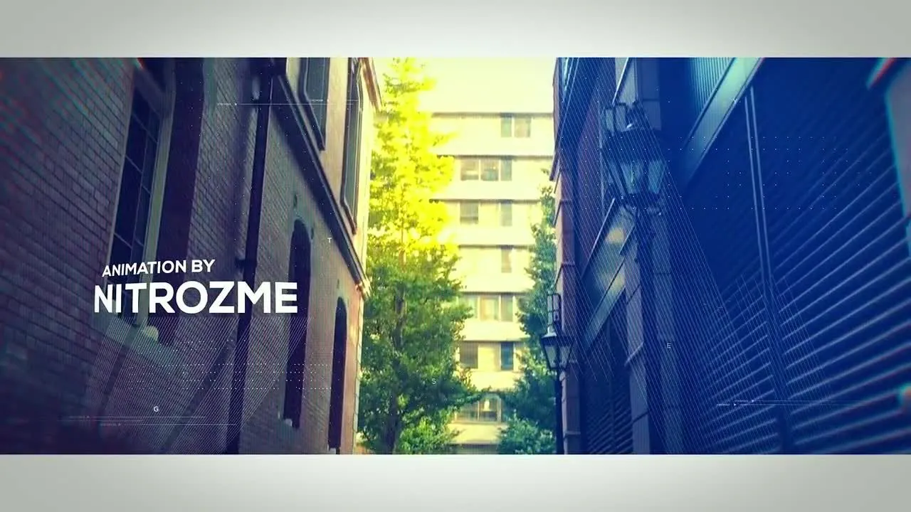 炫酷照片展示像素设计精选AE模板