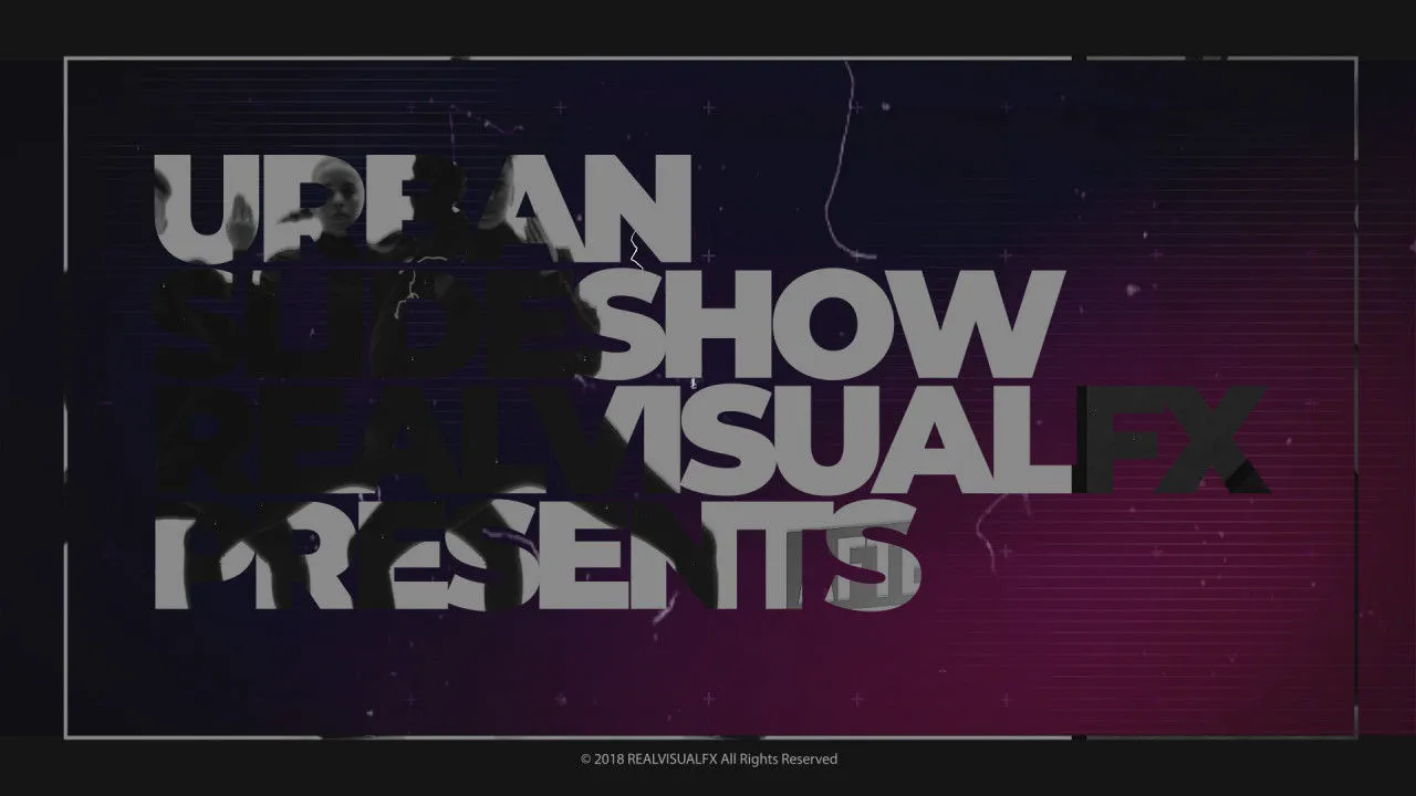 快节奏城市幻灯片像素设计精选AE模板