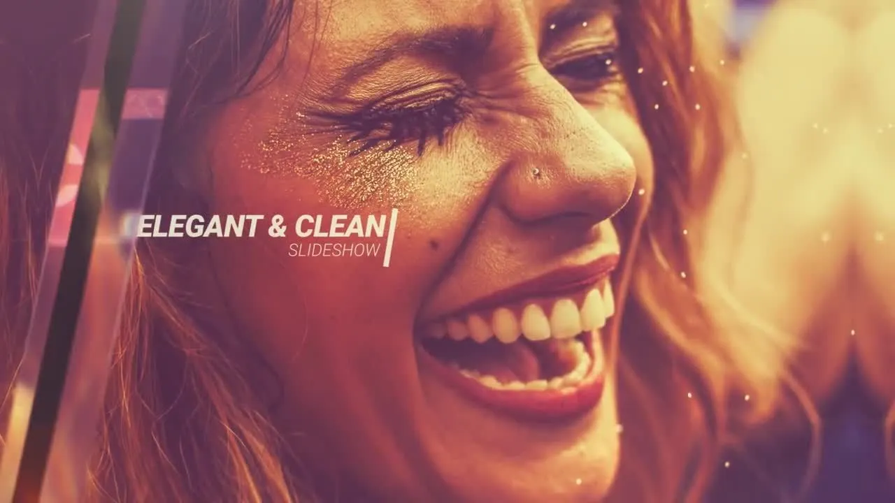 平滑幻灯片像素设计精选AE模板