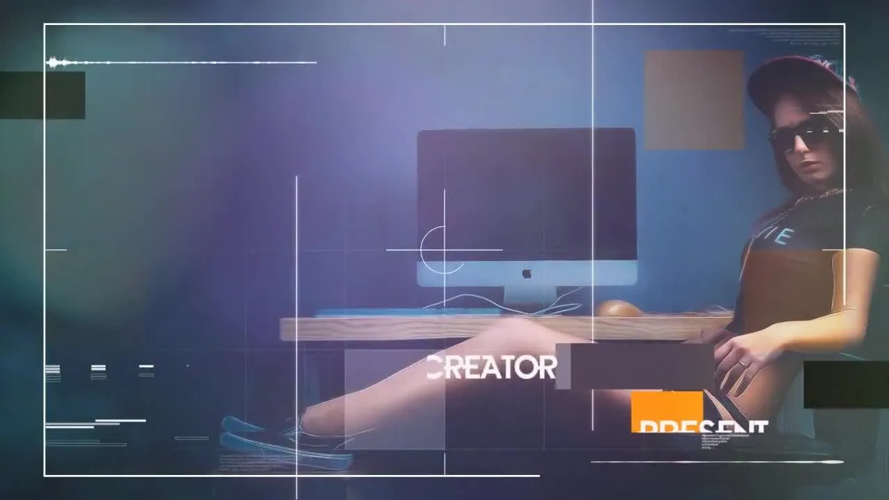 设计精美的照片幻灯片像素设计精选AE模板