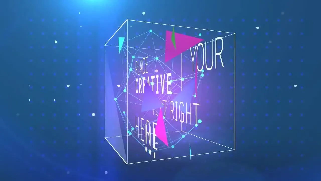 4K高清电影盒子徽标显示像素设计精选AE模板