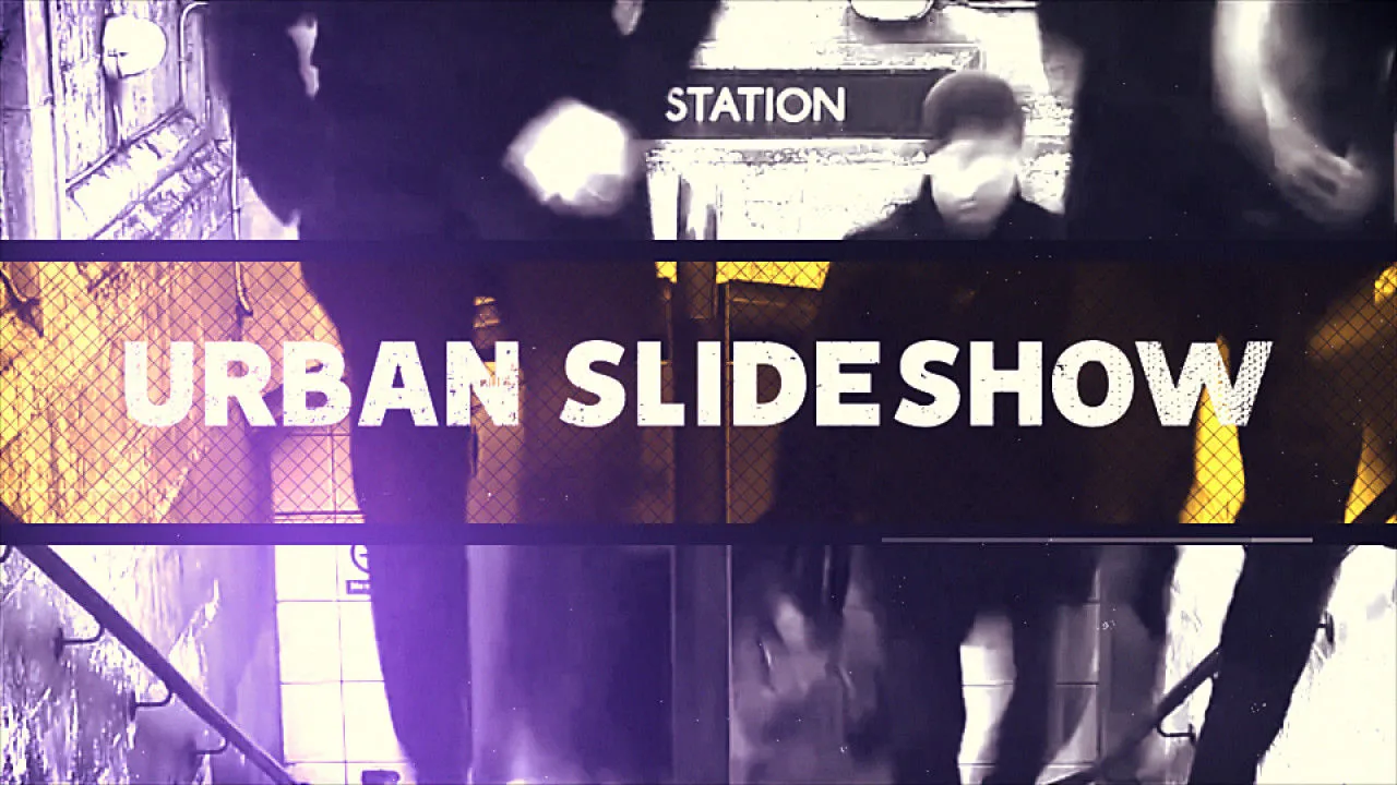 时尚酷炫活力的城市幻灯片像素设计精选AE模板