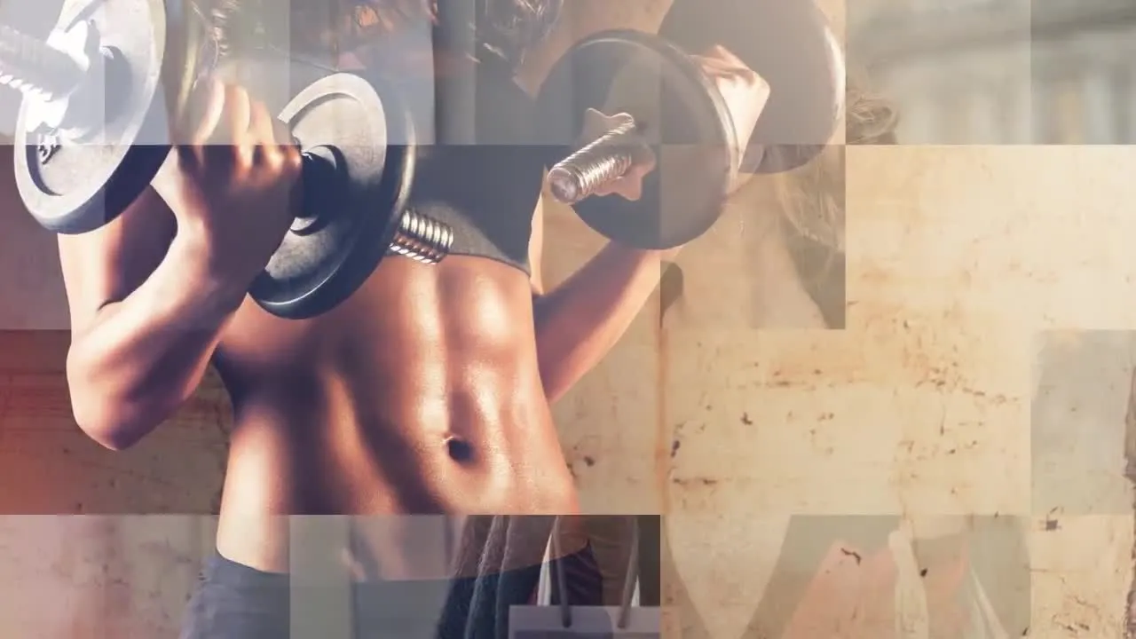 清新风格的马赛克广告幻灯片像素设计精选AE模板