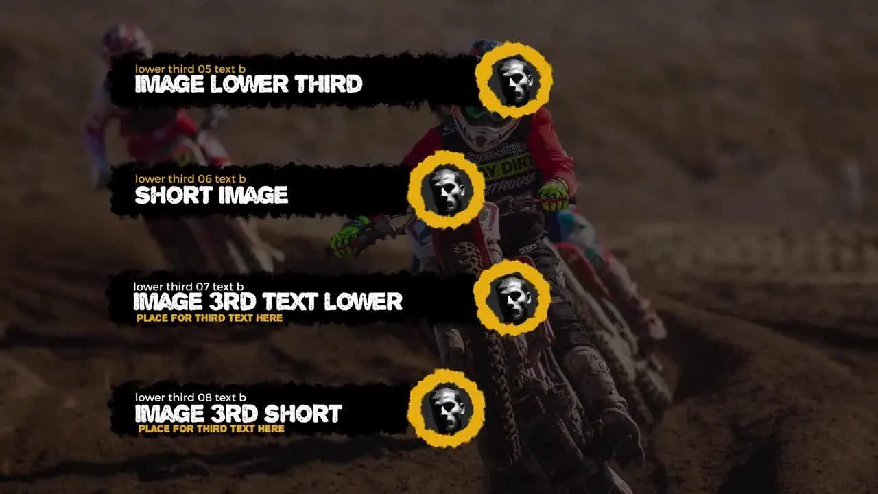 8个独特时尚的三分之一标题像素设计精选AE模板