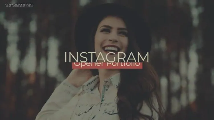 照片分享一个干净且富有创意的像素设计精选AE模板