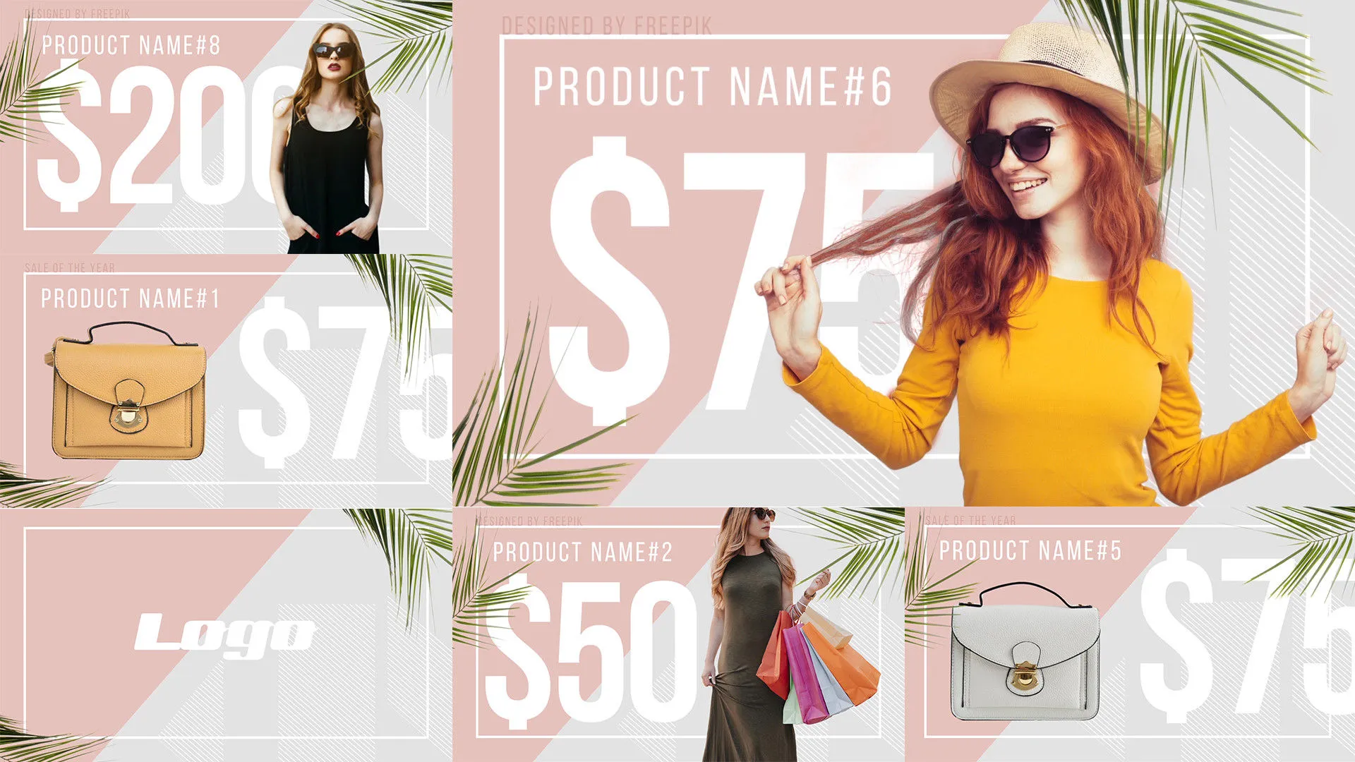 干净清新创意的产品推广像素设计精选AE模板