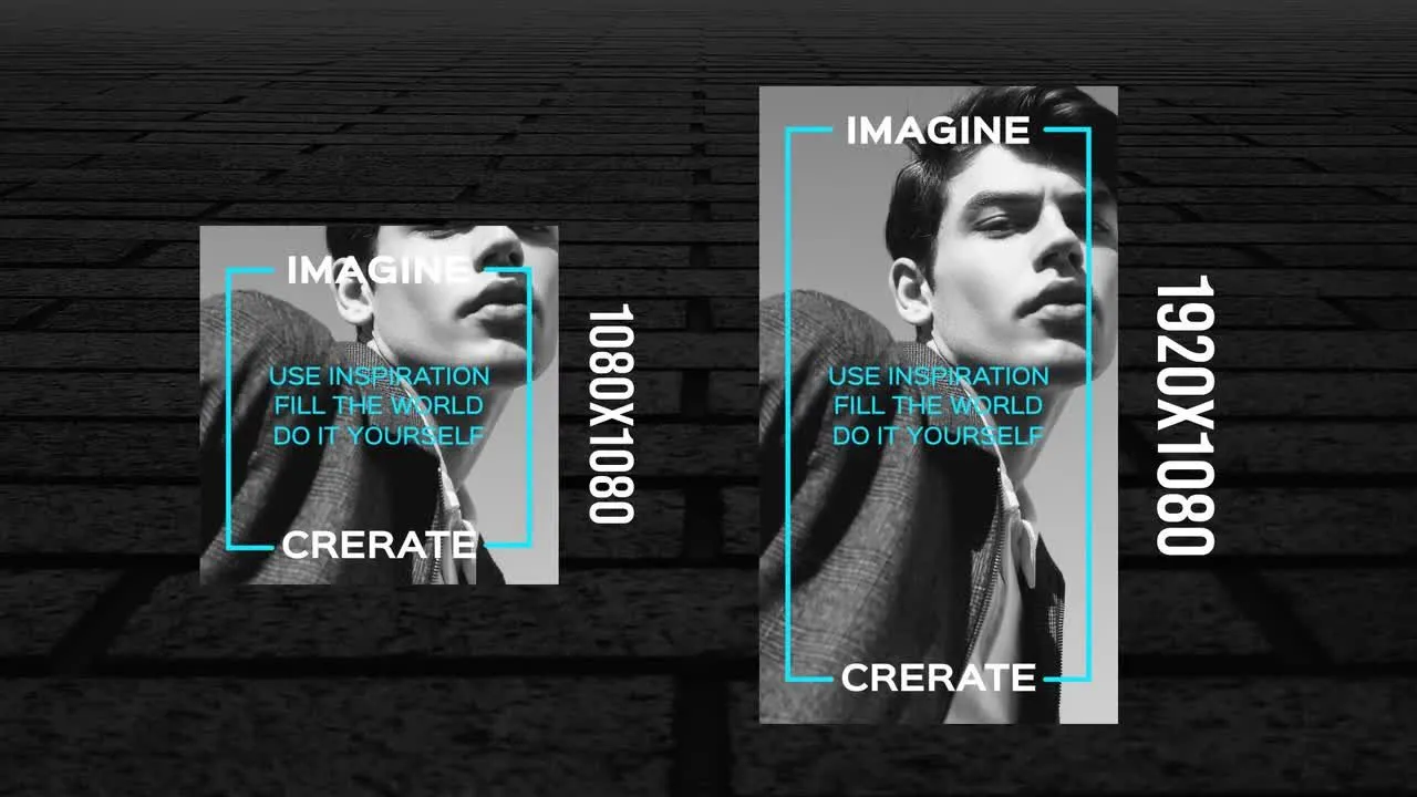 Instagram故事独特的像素设计精选AE模板