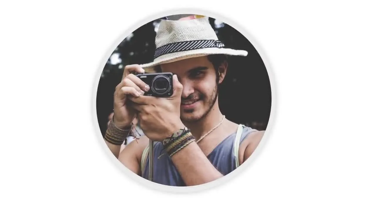 现代简洁照片展示开场动画像素设计精选AE模板