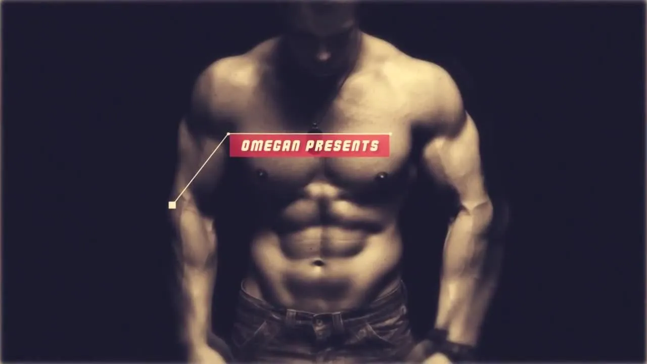 商务演示照片展示像素设计精选AE模板