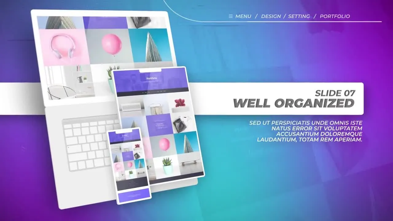 梦幻般的动态动画效果网站促销像素设计精选AE模板