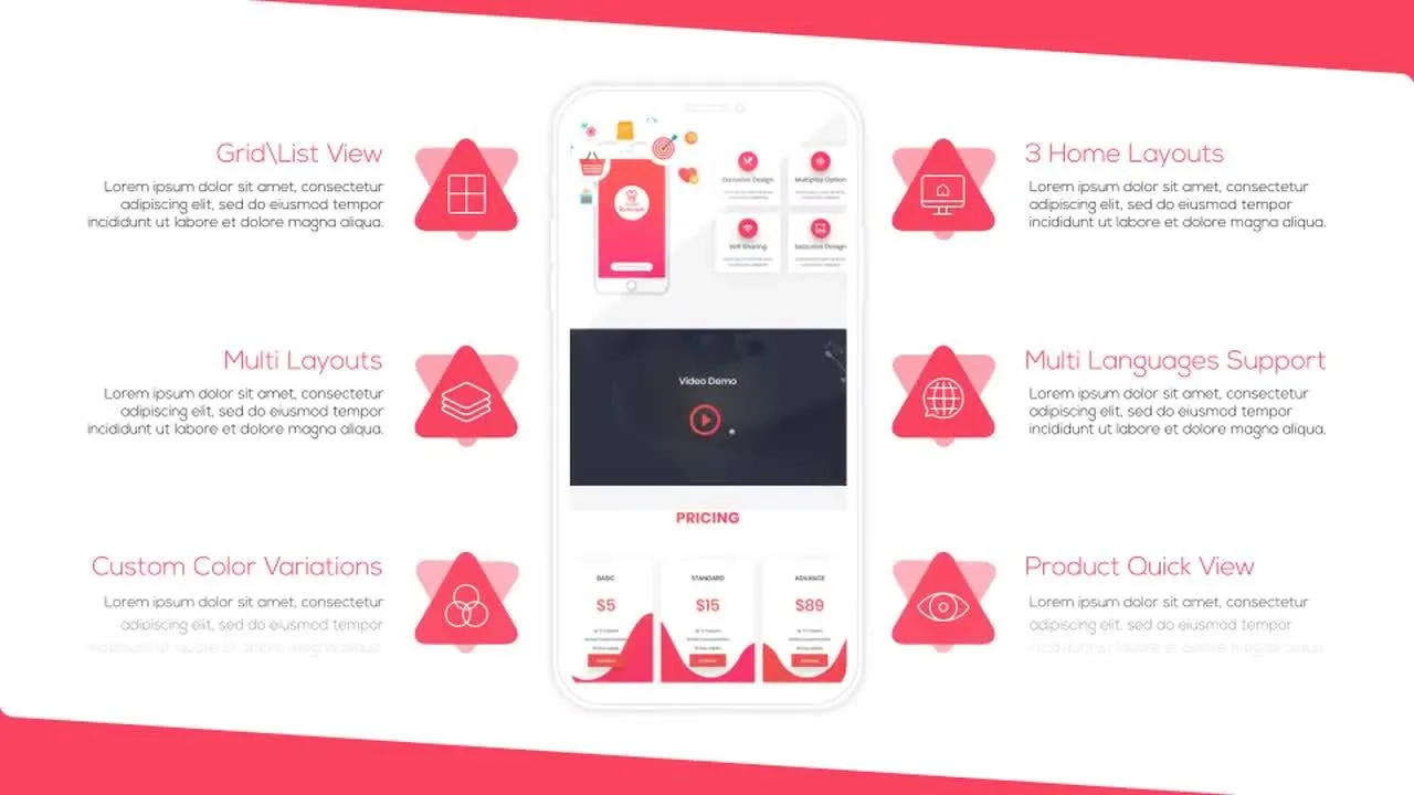 网站应用演示介绍像素设计精选AE模板