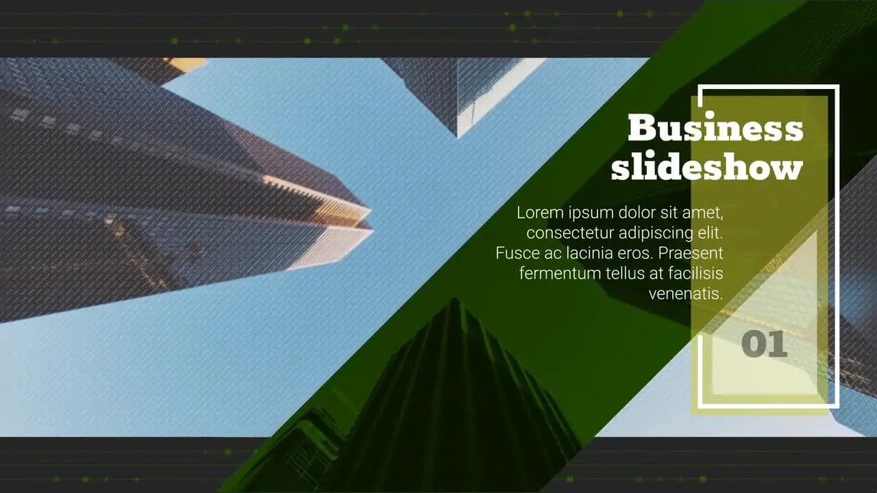 12个简洁优雅的企业幻灯片像素设计精选AE模板