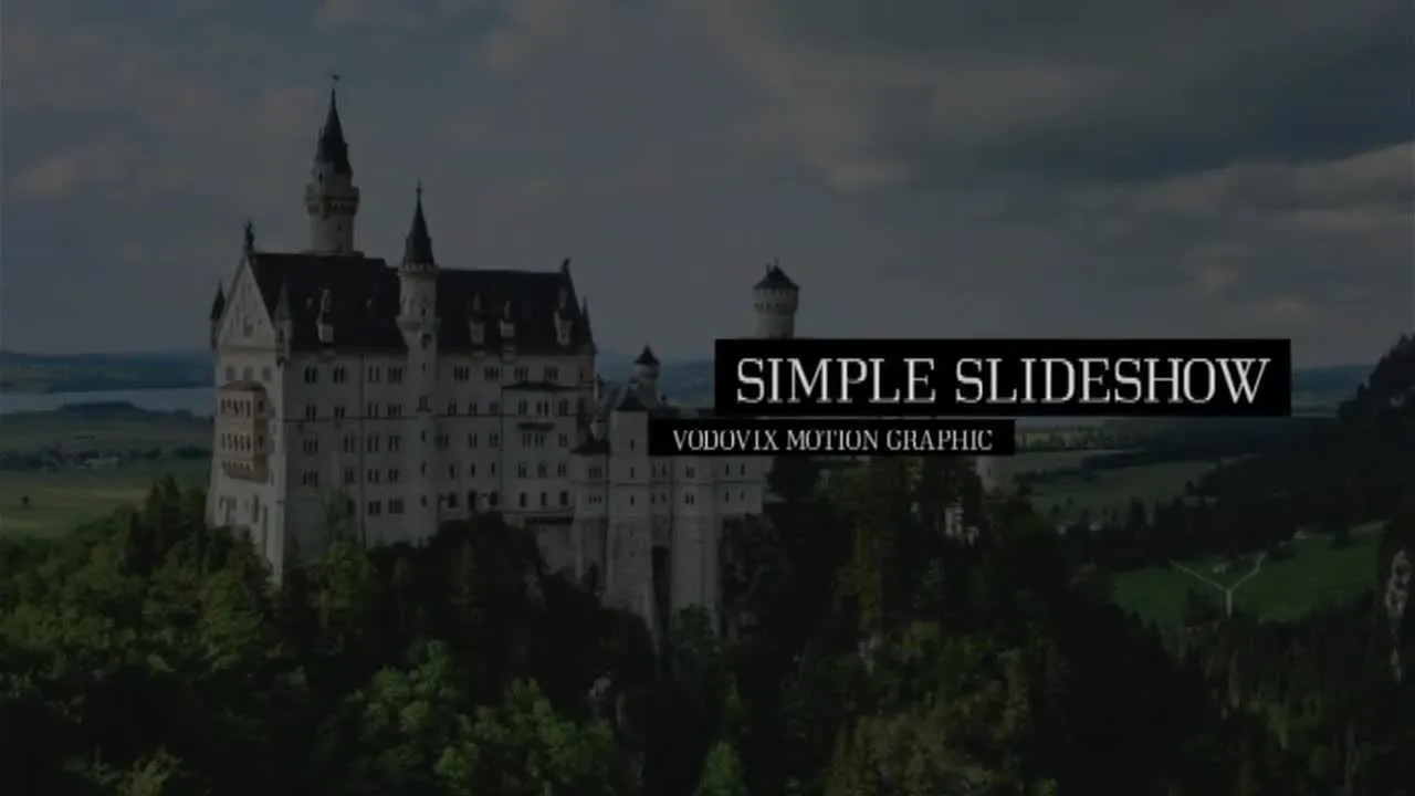 简单幻灯片放映动画像素设计精选AE模板