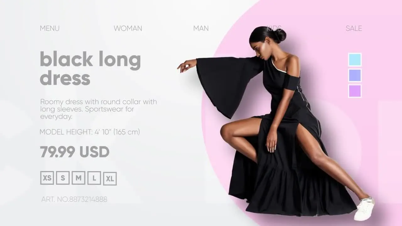 独特的时尚服装店像素设计精选AE模板