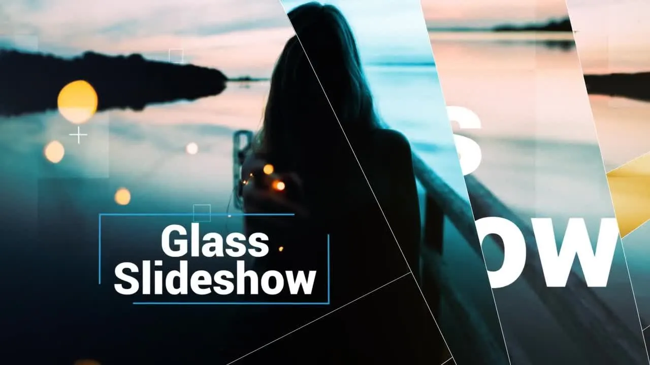 彩色的商业介绍动态文本展示像素设计精选AE模板