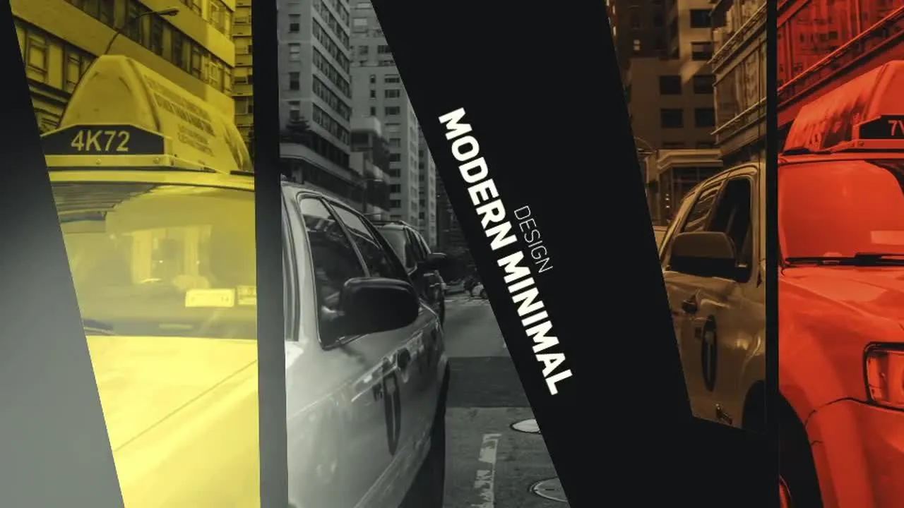 美丽复古的彩色条纹像素设计精选AE模板