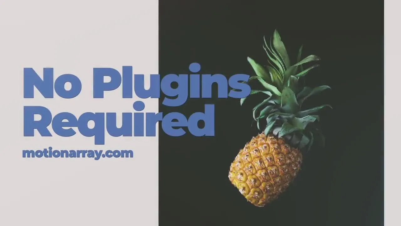 简洁流畅的图文视频切换展示 像素设计精选AE模板