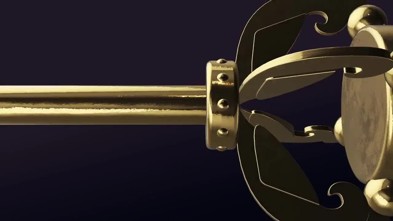 时尚华丽精美的金钥匙旋转展示文本像素设计精选AE模板