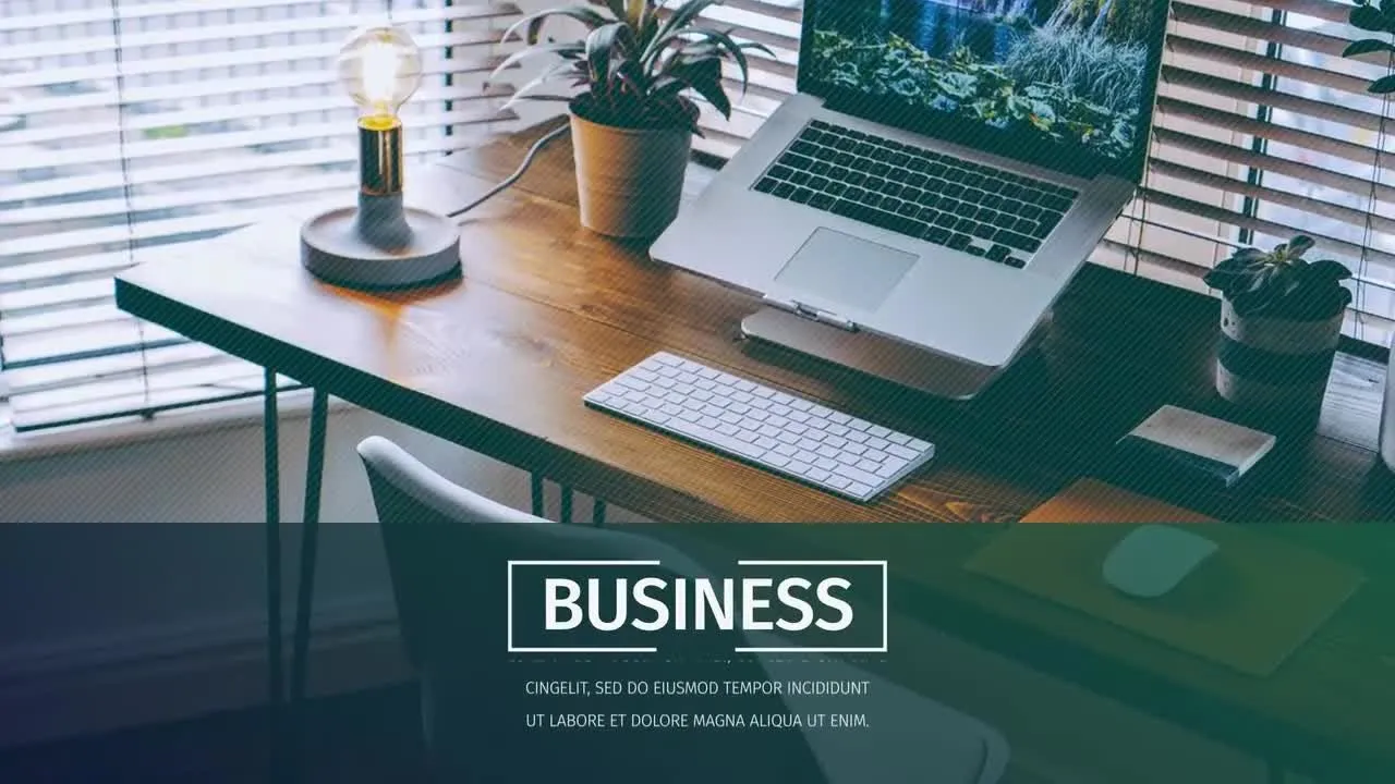 时尚优雅的商业幻灯片像素设计精选AE模板