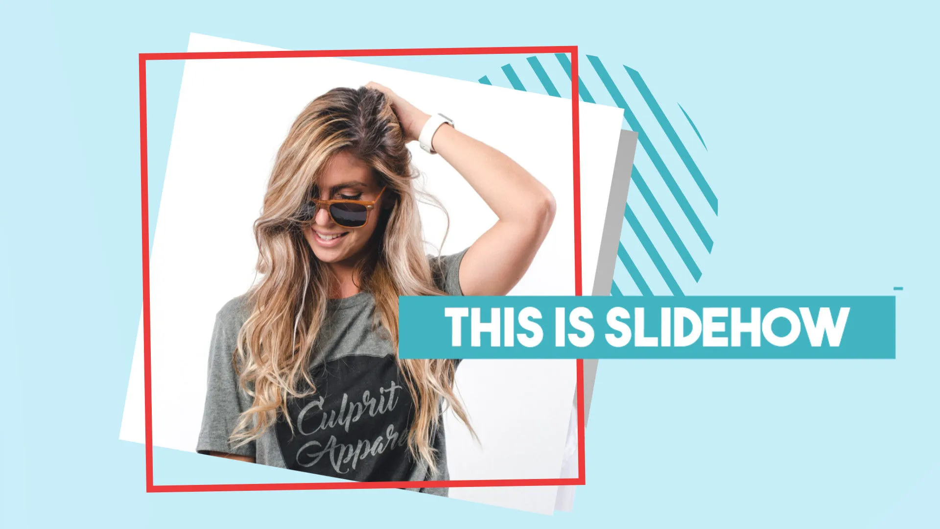 时尚优雅的旅行度假照片动态展示像素设计精选AE模板