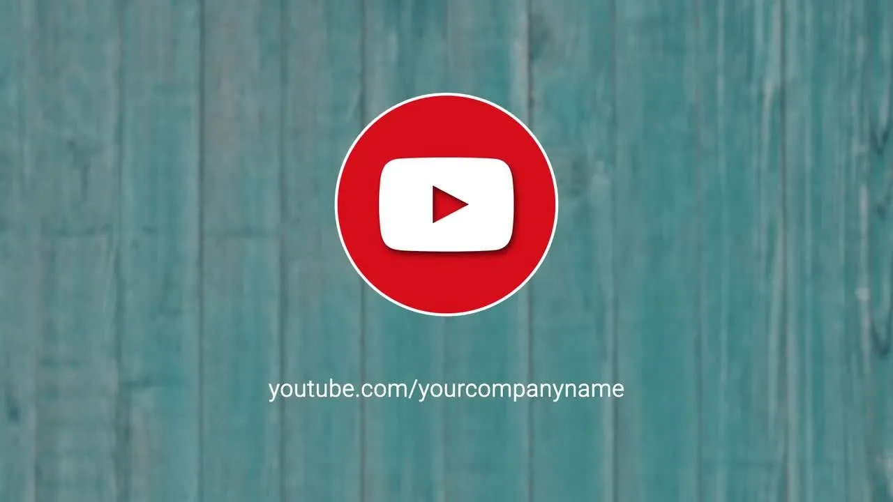 YouTube媒体链接宣传动画像素设计精选AE模板