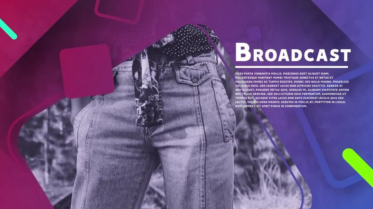 动画形状层幻灯片矩形效果精彩介绍像素设计精选AE模板