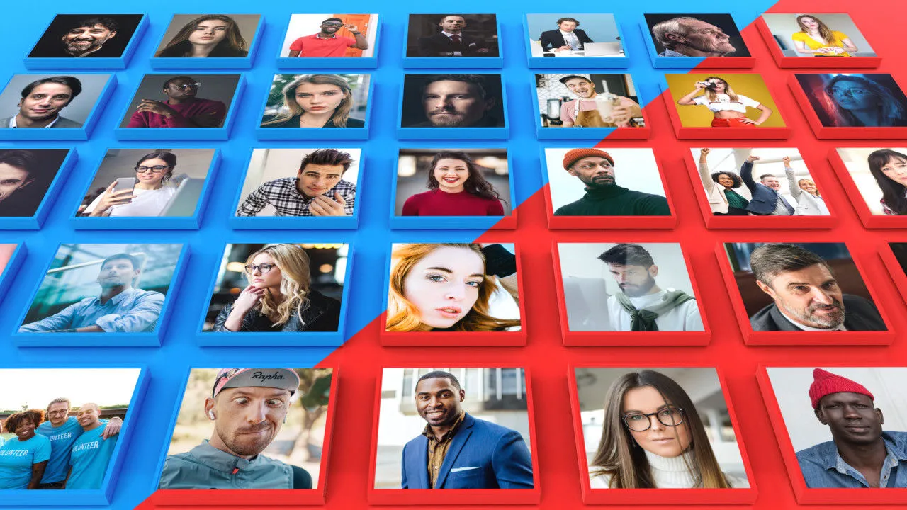 简洁三维空间图文幻灯片动画像素设计精选AE模板