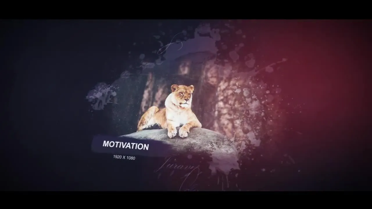 戏剧性的灵感幻灯片广告像素设计精选AE模板素材