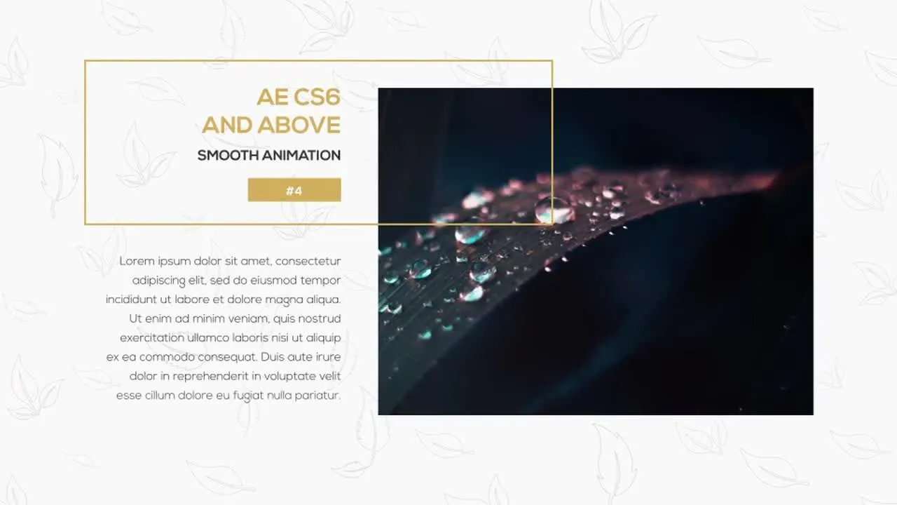 干净简洁的时尚广告幻灯片像素设计精选AE模板