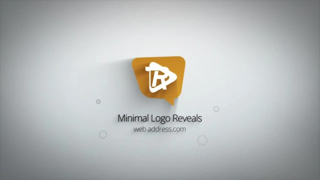 水彩爆炸logo动画标识像素设计精选AE模板