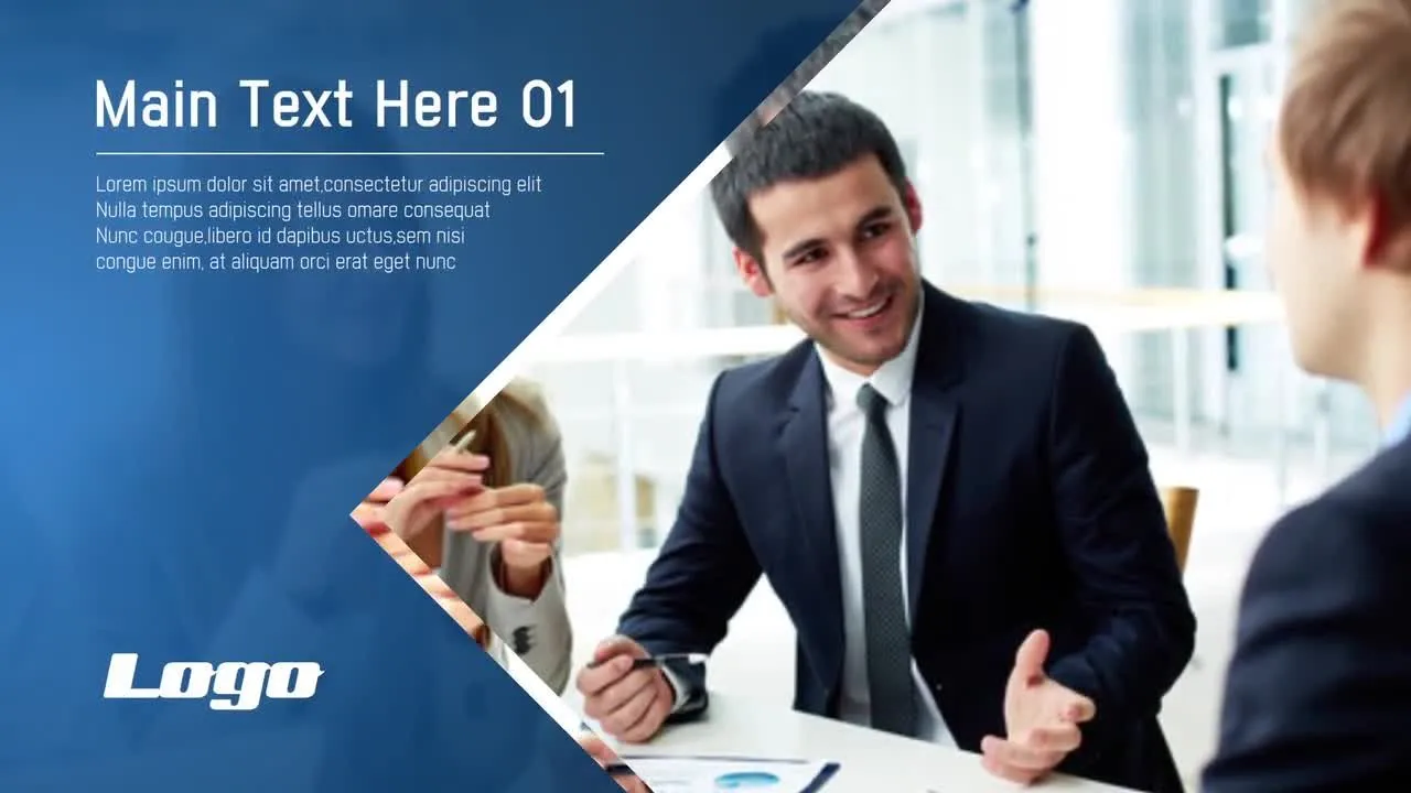 优雅简约的企业现代幻灯片像素设计精选AE模板