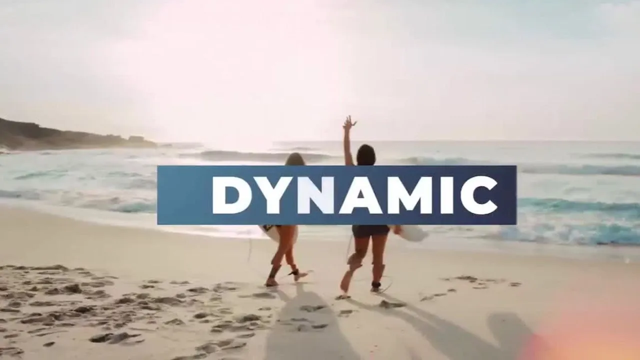 动态幻灯片开场像素设计精选AE模板