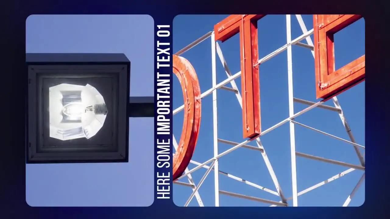 圆角网格快节奏视频展示像素设计精选AE模板